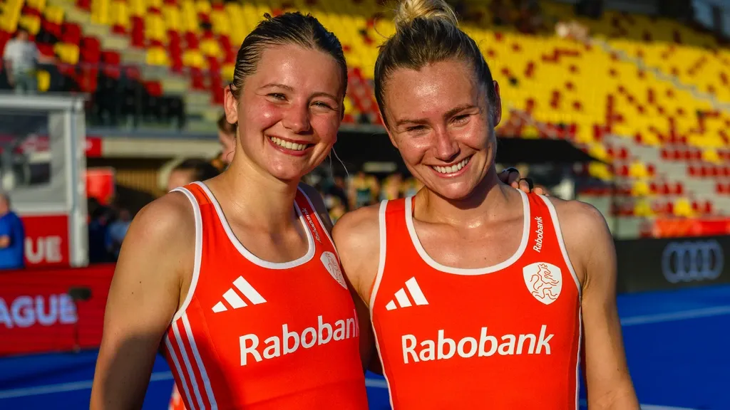 Dutch women’s hockey squad with sisters Guusje and Freeke Moes named for home World Cup