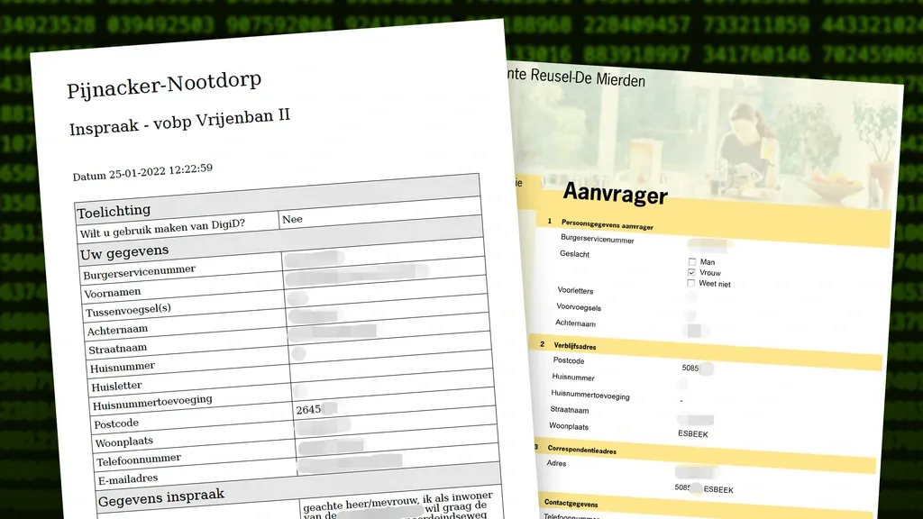 Municipalities continue to leak residents' personal data, including citizen service numbers (BSNs)