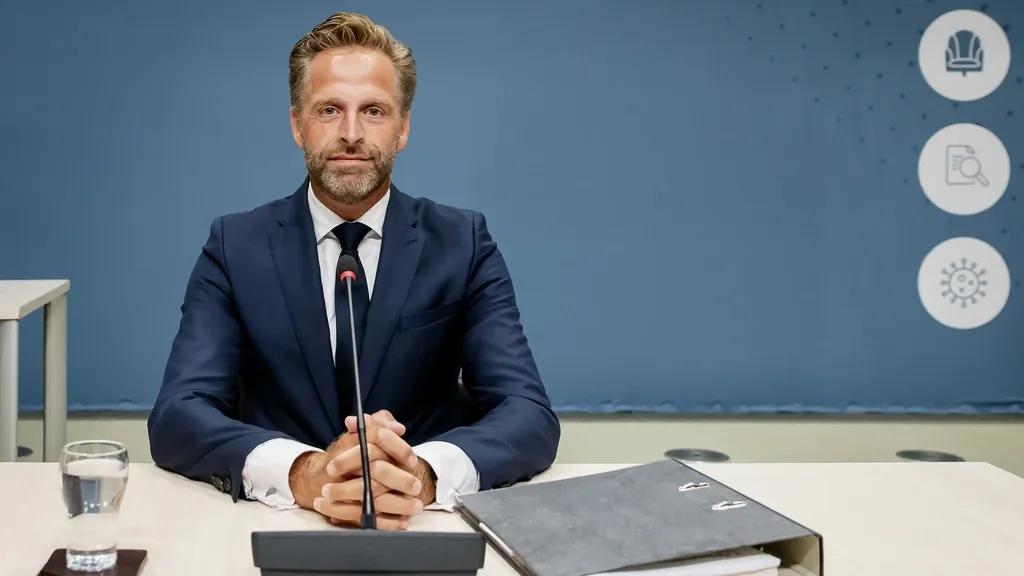 October 7 on Nieuwsuur: Parliamentary inquiry questioning of Hugo de Jonge; Richard de Mos on The Hague coalition agreement