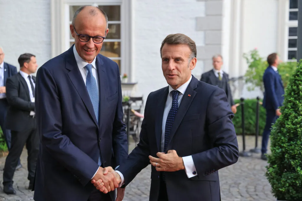 Merz and Macron in Germany — a snapshot of the Franco‑German axis criticized by Mélenchon